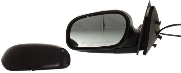 Power Mirror for 2009-2011 Ford Crown Victoria/Grand Marquis, Left (Driver), Manual Folding, Heated, Paintable, without Auto Dimming, Blind Spot Detection, Memory, with Signal Light, Replacement