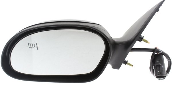 Power Mirror for Mercury Sable (2002-2005) & Ford Taurus (2002-2006), Left (Driver), Non-Folding, Heated, Paintable, with Puddle Light, Replacement