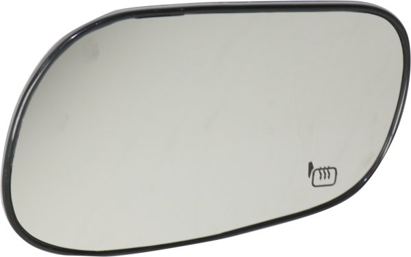 Heated Mirror Glass with Backing Plate for Ford Crown Victoria/Grand Marquis (2002-2011) / Marauder (2003-2004), Left (Driver), Replacement