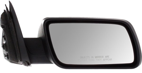 Right (Passenger) Mirror for Ford Flex 2009-2012, Power Adjustable, Manual Folding, Non Heated, Textured, without Memory and Puddle Light, Replacement