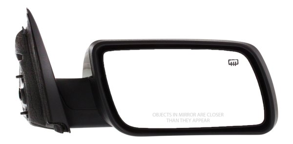 Power Mirror for Ford Flex 2009-2012, Right (Passenger), Manual Folding, Heated, Paintable, without Memory and Puddle Light, Replacement