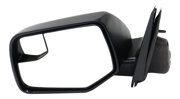 Power Mirror for Ford Escape/Mercury Mariner 2008-2012, Left (Driver) Side, Manual Folding, Non-Heated, Textured, with Blind Spot Glass, without Auto Dimming, Memory, and Signal Light, Replacement