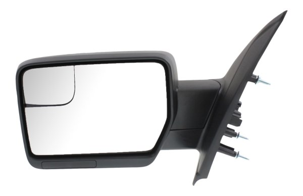 Power Mirror for Ford F-150 2011-2014, Left (Driver), Non-Towing, Manual Folding, Non-Heated, Paintable, with Blind Spot Glass, without Memory, Puddle and Signal Light, Replacement