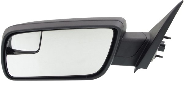 Power Mirror for Ford Flex 2013-2019, Left (Driver) Side, Manual Folding, Non-Heated, Textured, Replacement