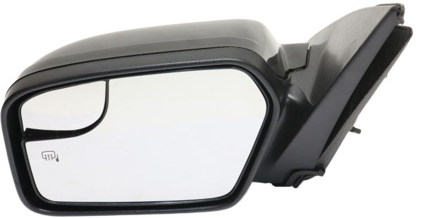 Power Mirror for Ford Fusion 2011-2012, Left (Driver), Non-Folding, Heated, Paintable, with Blind Spot Glass, without Puddle Light, Excludes Hybrid Model, Replacement