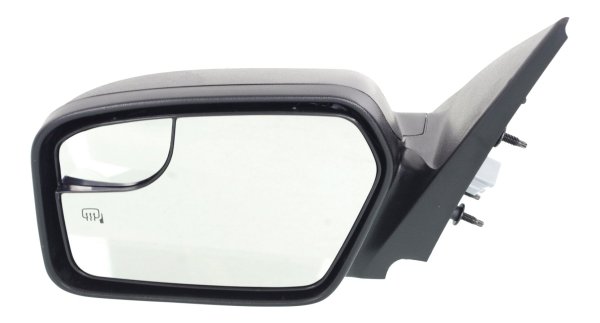 Power Mirror for Ford Fusion 2011-2012, Left (Driver), Non-Folding, Heated, Textured, with Blind Spot Glass and Puddle Light, Replacement