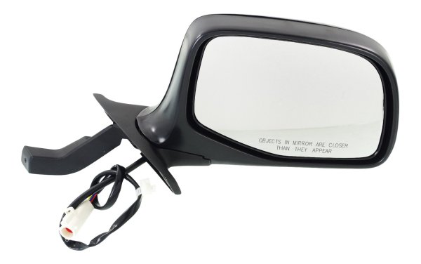 Power Mirror for Ford F-Series 1992-1997, Chrome, Right (Passenger), Non-Towing, Manual Folding, Non-Heated, Paddle Style, without Lightning Model and Performance Package, Replacement