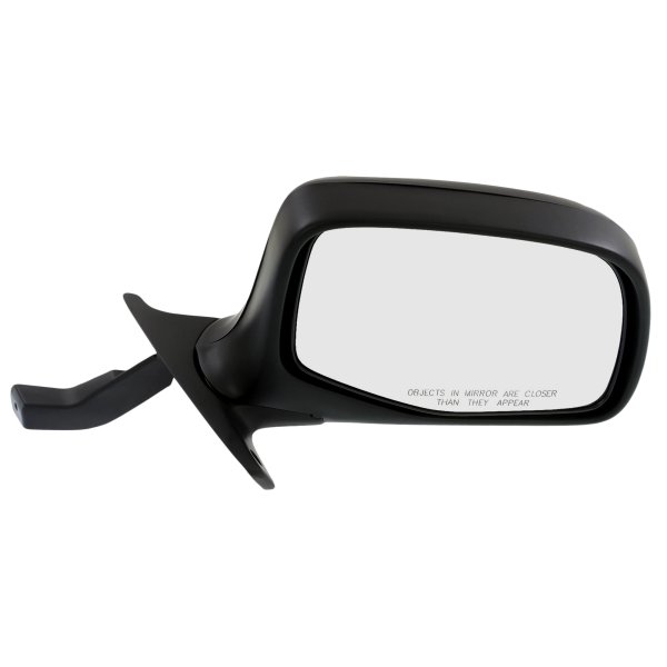Right (Passenger) Side Mirror for Ford F-Series 1992-1997, Manual Adjust, Manual Folding, Non-Towing, Non-Heated, Chrome, Paddle Style, Replacement