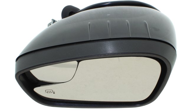 Power Mirror for Ford Fiesta 2011-2013, Left (Driver) Side, Manual Folding, Heated, Paintable, with Blind Spot Glass, without Signal Light, Hatchback/Sedan, Replacement