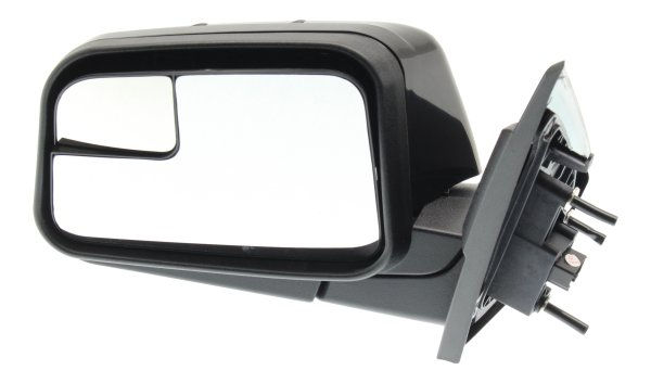 Power Side Mirror for Ford Edge 2009-2010, Left (Driver), Manual Folding, Non-Heated, Paintable with Blind Spot Glass, without Auto Dimming, Memory, and Signal Light, Replacement