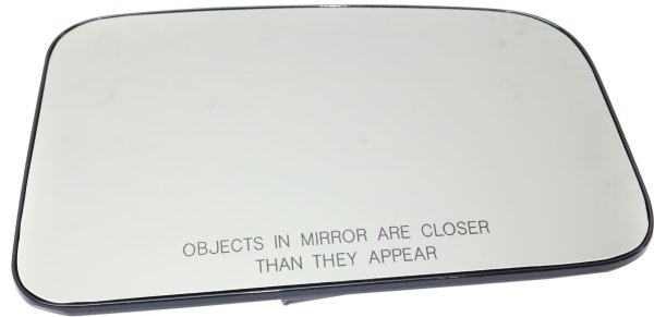 Mirror Glass for Ford Edge 2007-2008, Right (Passenger), Non-Heated, with Backing Plate, Replacement