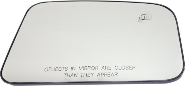 Mirror Glass for Lincoln MKX 2007, Ford Edge 2007-2008, Right (Passenger) Side, Heated, with Backing Plate, Replacement