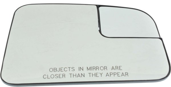 Mirror Glass for Ford Edge 2009-2011, Lincoln MKX 2008-2010, Right (Passenger) Side, Non-Heated, with Backing Plate, without Blind Spot Information System, Up to Feb 8, 2011, Replacement