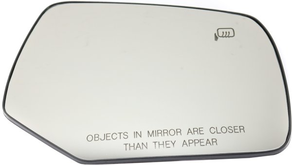 Heated Mirror Glass with Backing Plate for 2008-2009 Ford Escape/Mercury Mariner, Right (Passenger), Replacement