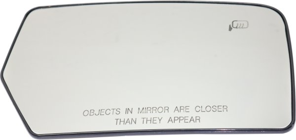 Mirror Glass for Ford Expedition, Lincoln Navigator 2007-2011, Right (Passenger), Non-Towing, Heated, with Backing Plate, Replacement