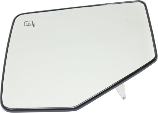 Heated Mirror Glass with Backing Plate for 2006-2010 Ford Explorer/Mountaineer, Left (Driver) Side, Replacement