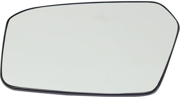 Mirror Glass for Ford Fusion 2006-2010, Left (Driver), Non-Heated, with Backing Plate, without Blind Spot Information System, Excludes Hybrid Model, Replacement