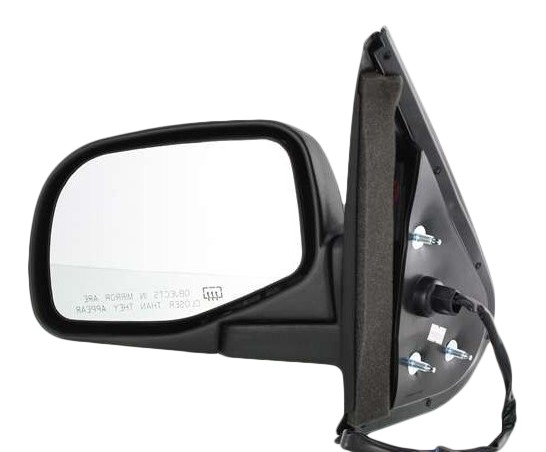 Power Mirror for Ford Explorer 1995-2001, Left (Driver), Manual Folding, Heated, Textured, without Puddle Light, Replacement