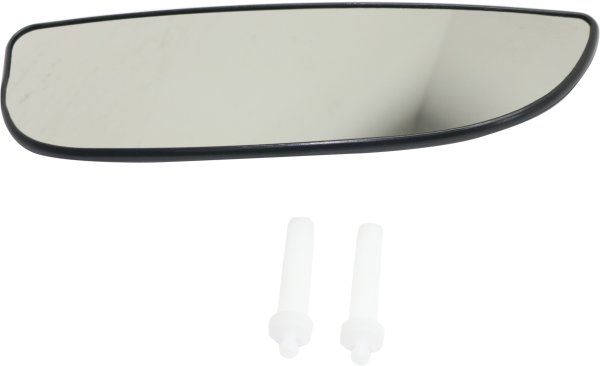 Mirror Glass for Ford F-250/350 Super Duty 1999-2007, Right (Passenger), Lower, Towing, Non-Heated, with Backing Plate, Replacement
