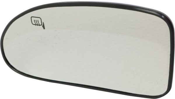 Heated Mirror Glass for 2000-2007 Ford Focus Hatchback/Sedan/Wagon, Left (Driver) with Backing Plate, Replacement