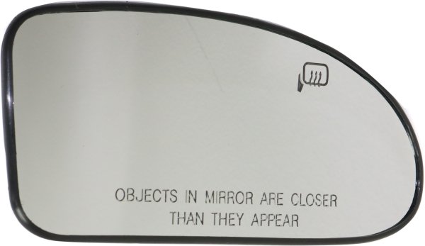 Mirror Glass for Ford Focus 2000-2007, Right (Passenger), Heated, Fits Hatchback/Sedan/Wagon Vehicles, with Backing Plate, Replacement