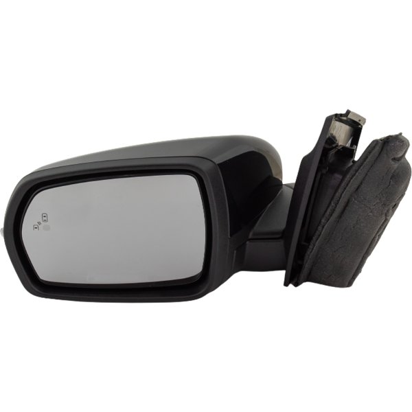 Power Mirror for Edge (2015-2018), Left (Driver), Manual Folding, Heated, Paintable, Blind Spot Detection in Glass, In-housing Signal Light, Memory, without Auto Dimming, with Puddle Light, Replacement
