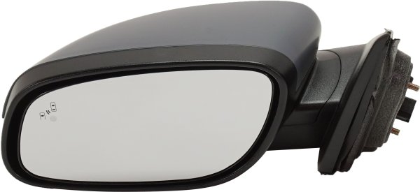 Power Mirror for Ford Taurus 2010-2019, Left (Driver), Manual Folding, Heated, Paintable, with Blind Spot Detection, Memory, Puddle Light and Signal Light, Limited/SHO Models, to May 10, 2010, Replacement