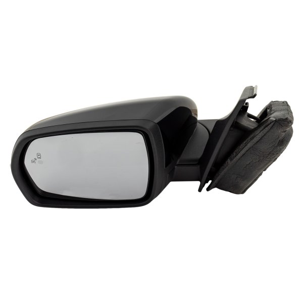 Power Mirror for Ford Edge 2015-2018, Left (Driver), Manual Folding, Heated, Paintable, with Blind Spot Detection in Glass and In-housing Signal Light, without Auto Dimming and Memory, with Puddle Light, Replacement