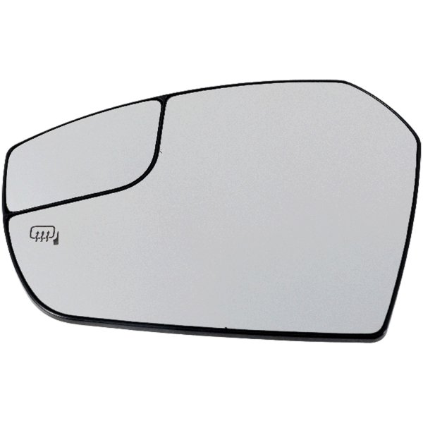 Mirror Glass for Ford Escape 2017-2019, Left (Driver), Heated, without Side Object Sensor, Blind Spot Detection, Auto-Dimming and Memory, Replacement