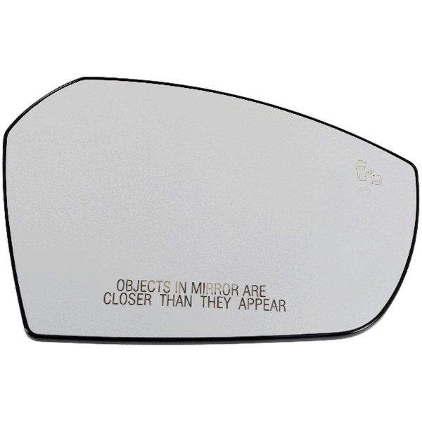 Mirror Glass for Ford Escape 2017-2019, Right (Passenger), Non-Heated, with Side Object Sensor, without Side Signal Light, Auto-Dimming and Memory, Replacement