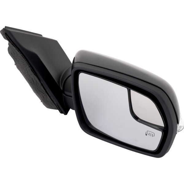 Power Mirror for Ford Edge 2018, Right (Passenger) Side, Manual Folding, Heated, Paintable, with In-housing Signal Light, without Auto Dimming, Blind Spot Detection, Memory, Replacement