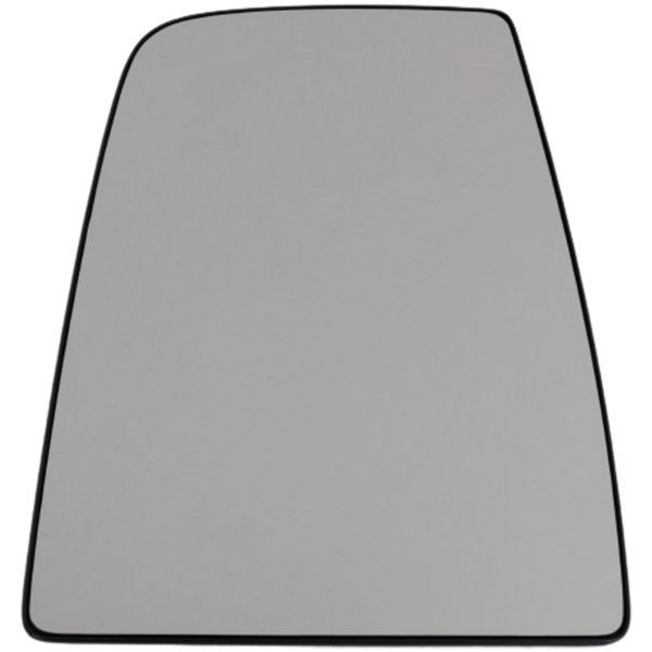 Mirror Glass for Ford Transit 150/250/350 2015-2022, Left (Driver), Upper, Non-Heated, with Backing Plate, without Signal Light, Blind Side Detection, Suitable for All Cab Types, Replacement