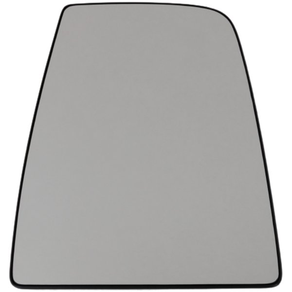 Mirror Glass for Ford Transit 150/250/350 (2015-2022), Right (Passenger), Upper, Non-Heated with Backing Plate, Without Signal Light, Blind Side Detection, All Cab Type, Replacement