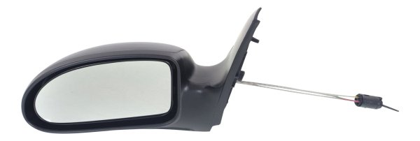 Manual Remote Mirror for Ford Focus 2000-2002, Left (Driver), Non-Folding, Non-Heated, Textured, Compatible up to 11-28-2001, Replacement