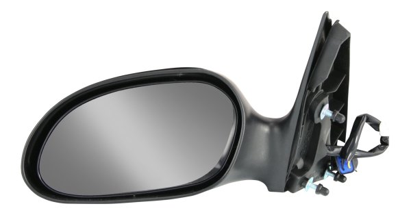 Power Mirror for Mercury Sable (2002-2005) Ford Taurus (2002-2006), Left (Driver), Non-Folding, Heated, Paintable/Textured, 2 Caps, with Puddle Light, Replacement