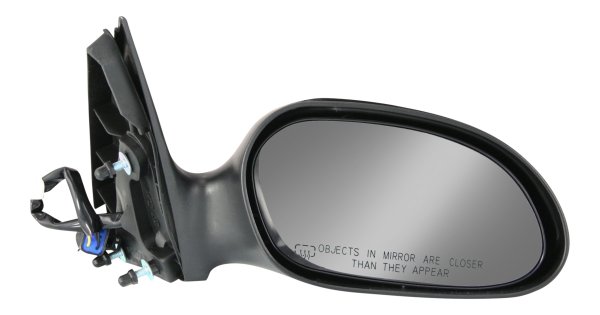 Power Mirror for 2002-2005 Mercury Sable/2002-2006 Ford Taurus, Right (Passenger), Non-Folding, Heated, Paintable/Textured, Two Caps, with Puddle Light, Replacement