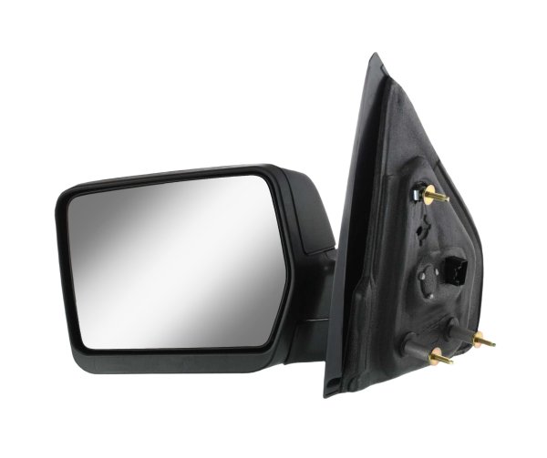 Power Heated Textured Mirror for Ford F-150 2004-2008 Left (Driver), Non-Towing, Manual Folding, without Auto Dimming, Blind Spot Detection, Memory, and Signal Light, New Body Style, Replacement