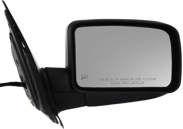 Power Mirror for Ford Expedition 2003, Right (Passenger), Non-Towing, Manual Folding, Heated, Paintable, without Auto Dimming, Blind Spot Detection, Memory, and Signal Light, Replacement