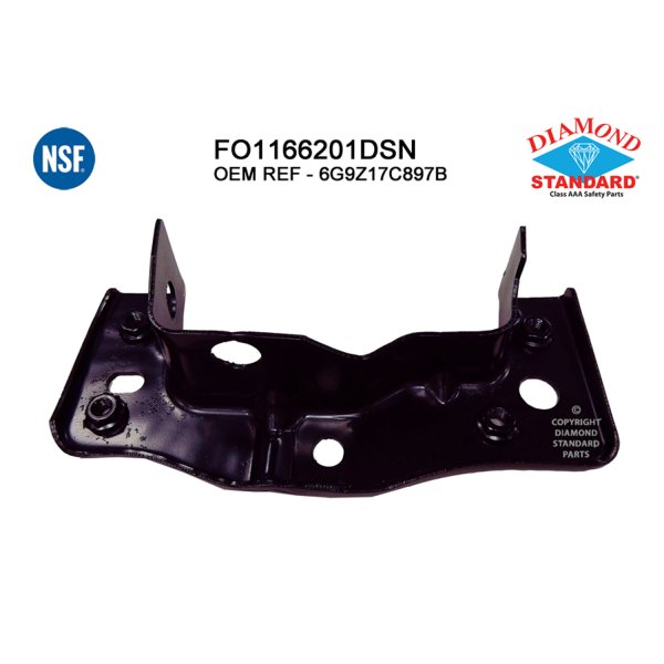 2013 - 2017 Ford Fusion Rear Bumper Bracket (Left / Driver Side) 