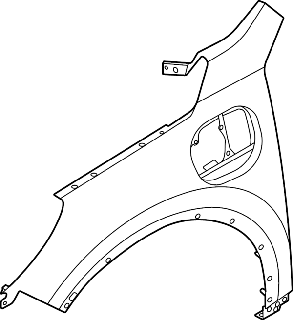 2020 - 2022 Ford Escape Front Fender Assembly (Left / Driver Side)