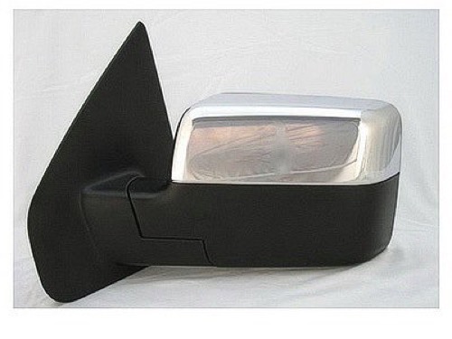 2007 - 2008 Ford F-150 Side View Mirror Assembly / Cover / Glass Replacement - Left (Driver) Side
