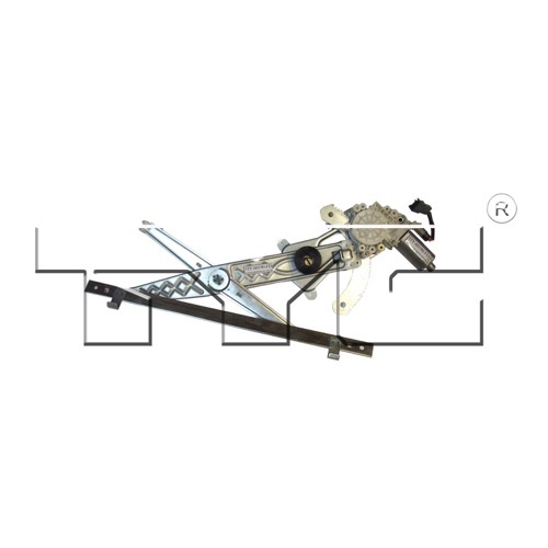 Front Right (Passenger) Door Glass Regulator and Power Window Motor Assembly for 1995 - 2007 Ford Windstar,  6F2Z1723200CA, Replacement