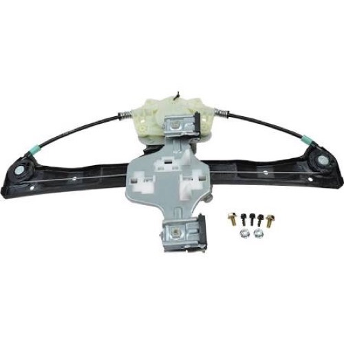 Rear Left (Driver) Door Glass Regulator for 2006 - 2012 Lincoln MKZ, Power Window Motor and Regulator Assembly, Gas Hybrid,  8E5Z5427001A-PFM, Replacement