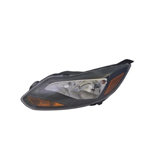 2012 - 2014 Ford Focus Front Headlight Assembly Replacement Housing / Lens / Cover - Left (Driver) Side - (Titanium Sedan + Hatchback)