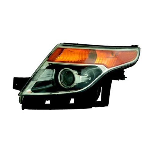 2011 - 2015 Ford Explorer Front Headlight Assembly Replacement Housing / Lens / Cover - Left (Driver) Side