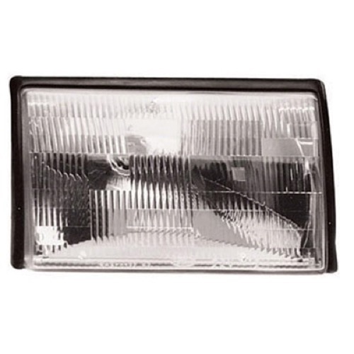 Right (Passenger) Headlight Assembly for 1987 - 1993 Ford Mustang, Front Assembly Replacement Housing/Lens/Cover, Composite,  E9ZZ13008A, Replacement