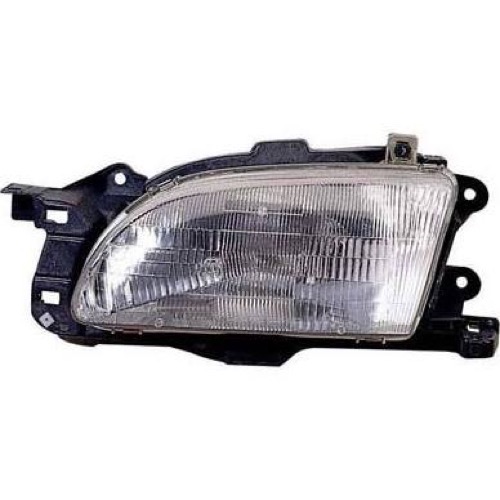 Right (Passenger) Headlight Assembly for 1994 - 1995 Ford Aspire SE, Front Replacement Housing/ Lens/ Cover, Composite,  F4BZ13008C, Replacement