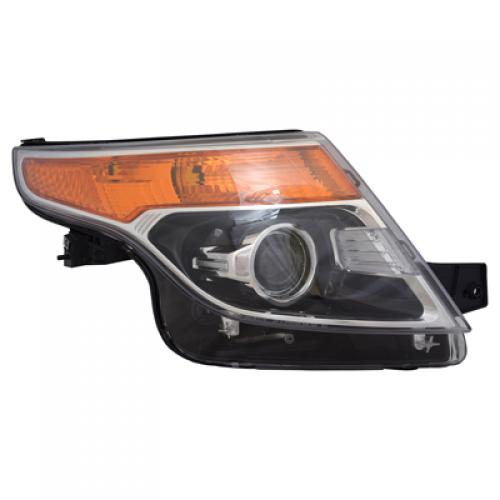 2011 - 2015 Ford Explorer Headlight Assembly - Right (Passenger)