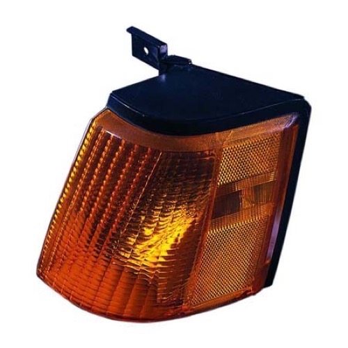 Park Light Assembly for 1985-1990 Ford Escort - Left (Driver) Side, Replacement Lens Cover from 3/85,  E6FZ13201A, Replacement