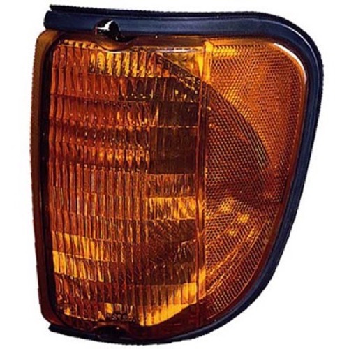 Left (Driver) Side Park Light Assembly for 2003 Ford E-150 Club Wagon, Park/Side Marker Combination from 12/3/02, without Bulbs or Sockets,  3C2Z13201AA, Replacement